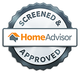 HomeAdvisor Screened and Approved seal of trust